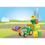 Playmobil - Junior dezvoltare prin joaca Tractor cu incarcatura si semanatoare Playmobil - 5